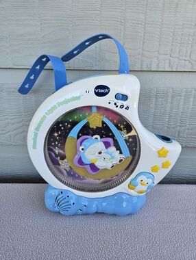 VTech Musical Dreams Light Projector Soother Nightlight Infant Baby Bear WORKS